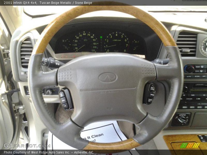 Tuscan Beige Metallic / Stone Beige 2001 Infiniti QX4 4x4