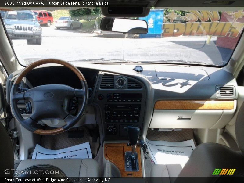 Tuscan Beige Metallic / Stone Beige 2001 Infiniti QX4 4x4