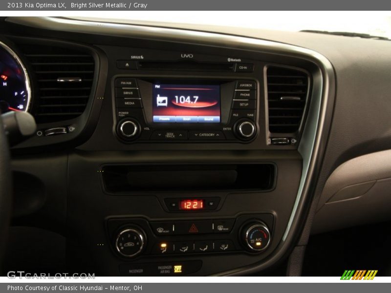 Bright Silver Metallic / Gray 2013 Kia Optima LX