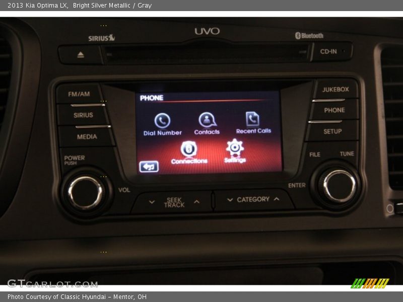 Bright Silver Metallic / Gray 2013 Kia Optima LX