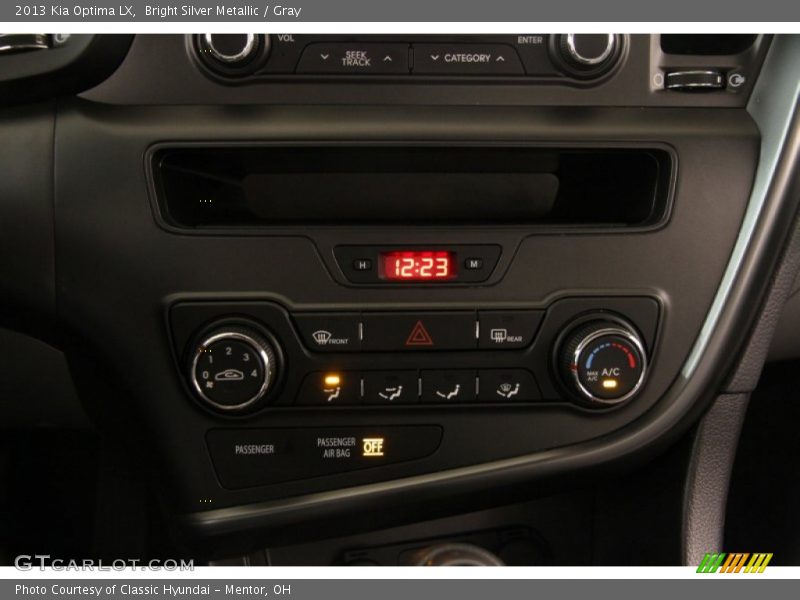 Bright Silver Metallic / Gray 2013 Kia Optima LX