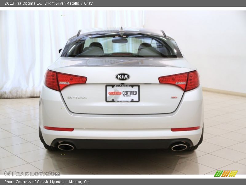 Bright Silver Metallic / Gray 2013 Kia Optima LX