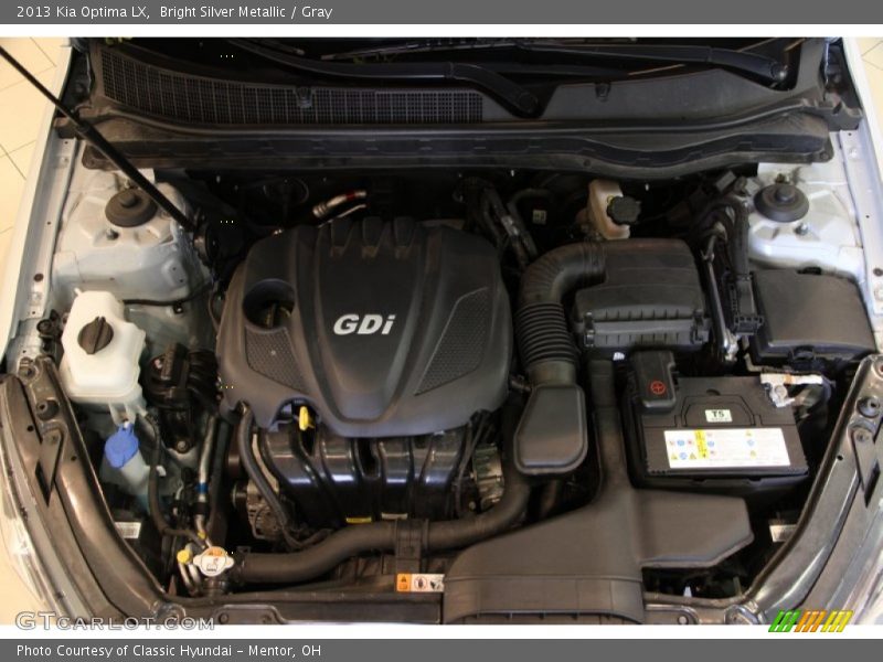 Bright Silver Metallic / Gray 2013 Kia Optima LX