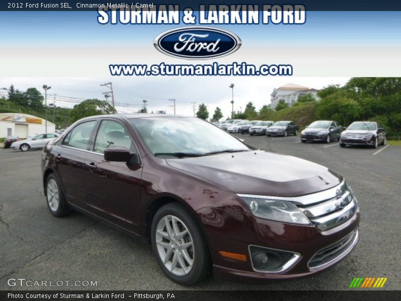 Cinnamon Metallic / Camel 2012 Ford Fusion SEL