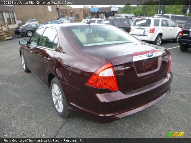 Cinnamon Metallic / Camel 2012 Ford Fusion SEL