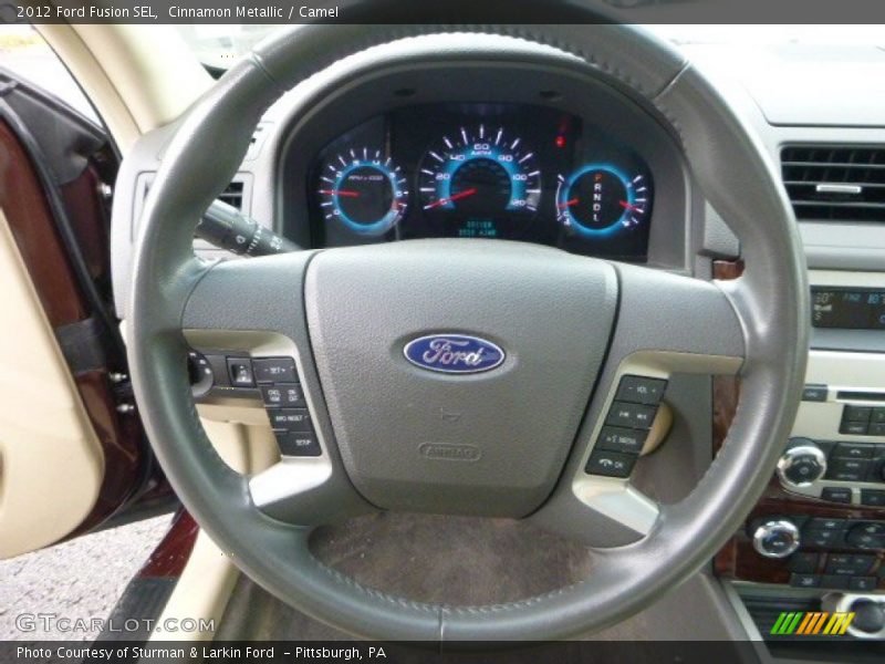 Cinnamon Metallic / Camel 2012 Ford Fusion SEL