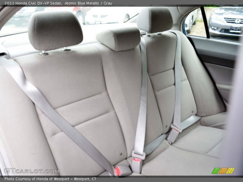 Atomic Blue Metallic / Gray 2011 Honda Civic DX-VP Sedan