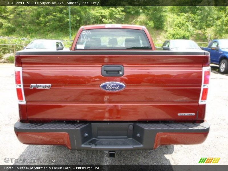 Sunset / Steel Grey 2014 Ford F150 STX SuperCab 4x4