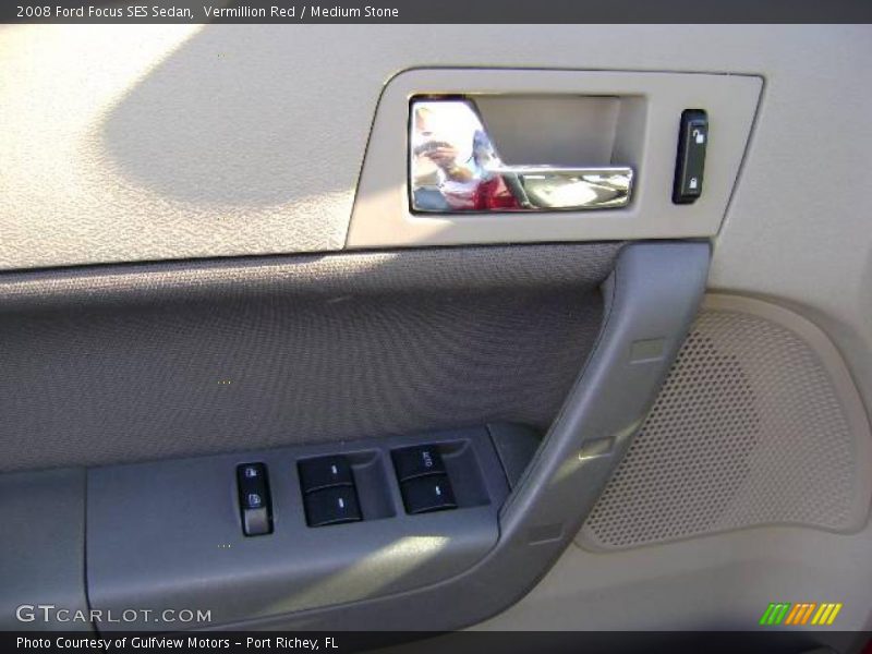Vermillion Red / Medium Stone 2008 Ford Focus SES Sedan