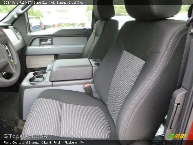 Sunset / Steel Grey 2014 Ford F150 STX SuperCab 4x4