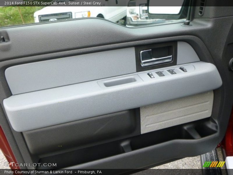 Sunset / Steel Grey 2014 Ford F150 STX SuperCab 4x4