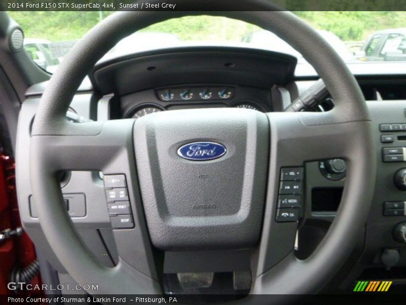 Sunset / Steel Grey 2014 Ford F150 STX SuperCab 4x4