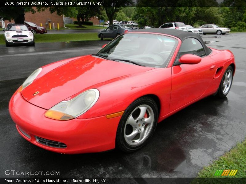 Guards Red / Graphite Grey 2000 Porsche Boxster S