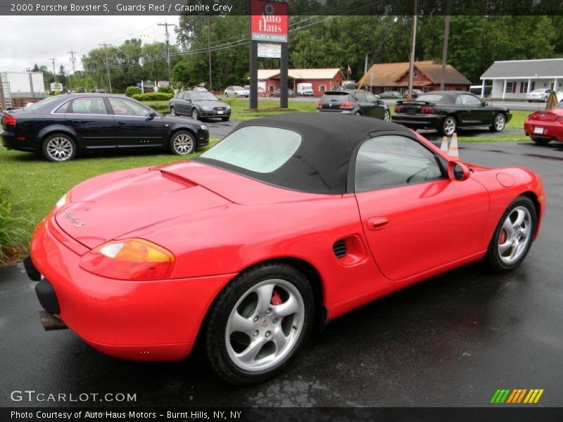 Guards Red / Graphite Grey 2000 Porsche Boxster S