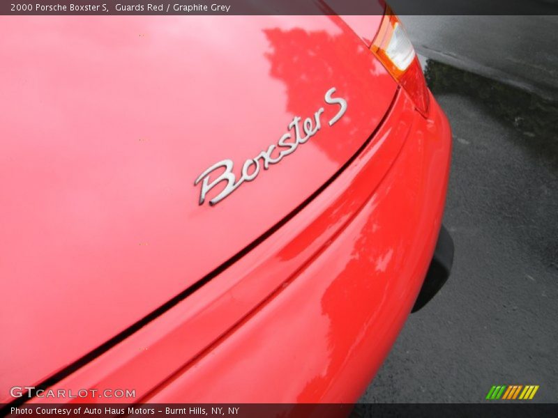 Guards Red / Graphite Grey 2000 Porsche Boxster S