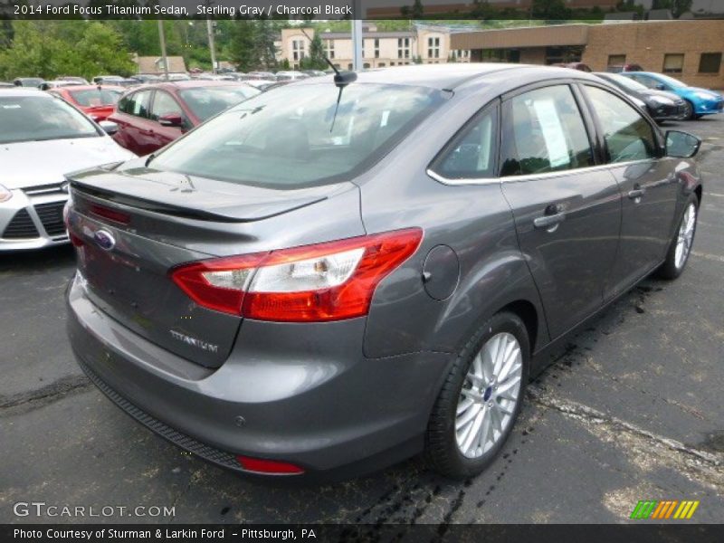 Sterling Gray / Charcoal Black 2014 Ford Focus Titanium Sedan
