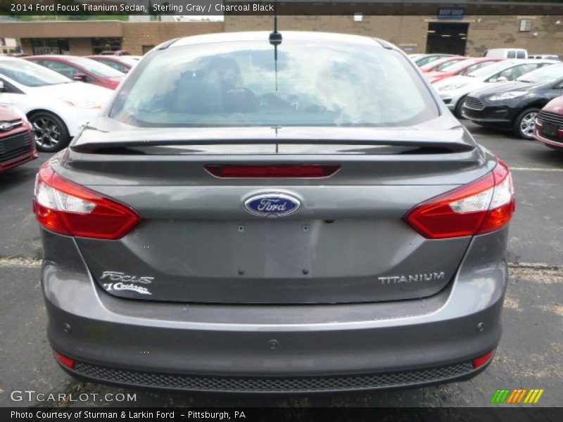 Sterling Gray / Charcoal Black 2014 Ford Focus Titanium Sedan