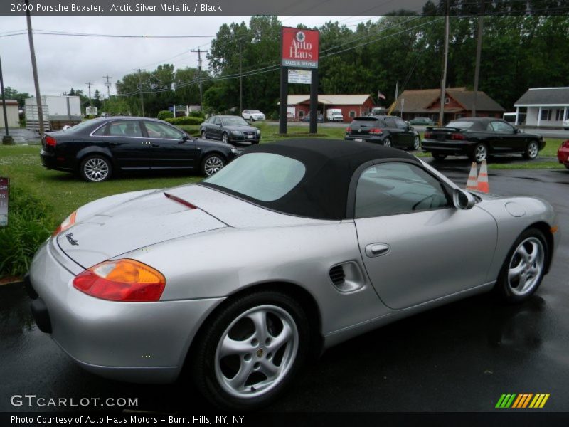 Arctic Silver Metallic / Black 2000 Porsche Boxster