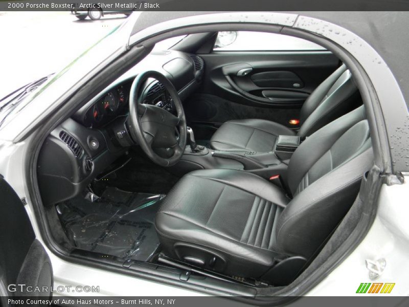 Arctic Silver Metallic / Black 2000 Porsche Boxster