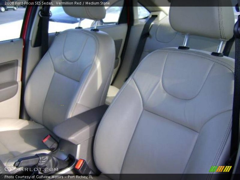 Vermillion Red / Medium Stone 2008 Ford Focus SES Sedan