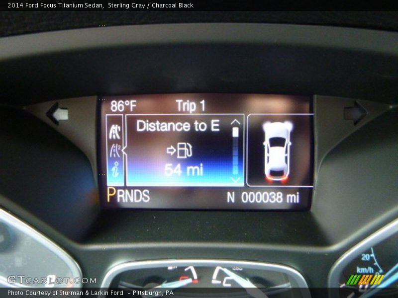 Sterling Gray / Charcoal Black 2014 Ford Focus Titanium Sedan