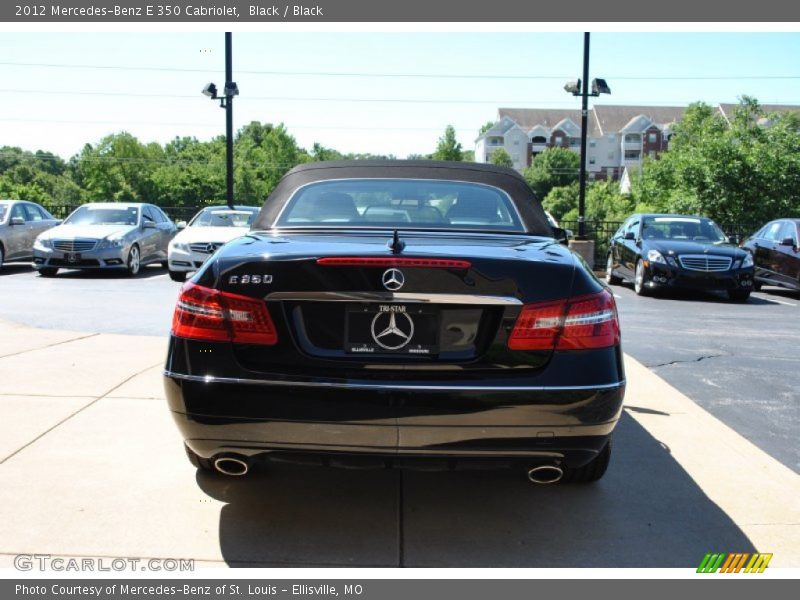 Black / Black 2012 Mercedes-Benz E 350 Cabriolet