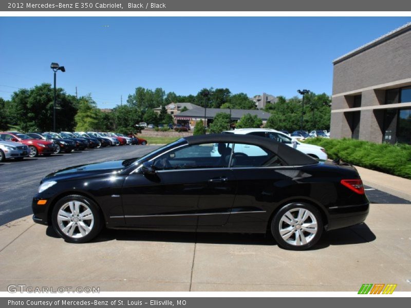 Black / Black 2012 Mercedes-Benz E 350 Cabriolet