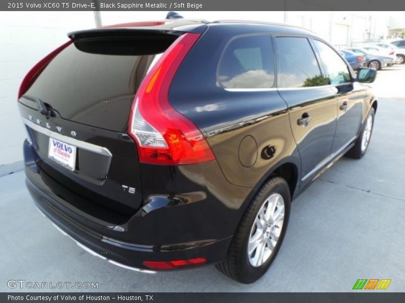 Black Sapphire Metallic / Soft Beige 2015 Volvo XC60 T5 Drive-E