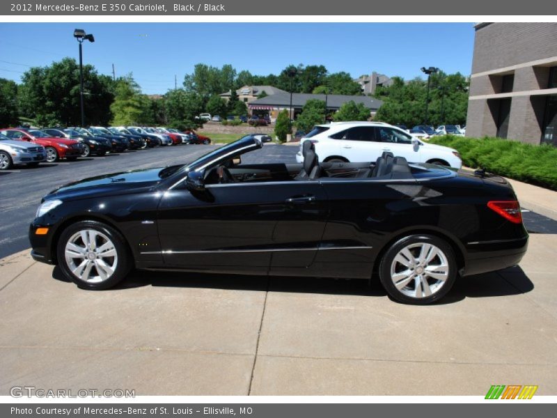 Black / Black 2012 Mercedes-Benz E 350 Cabriolet