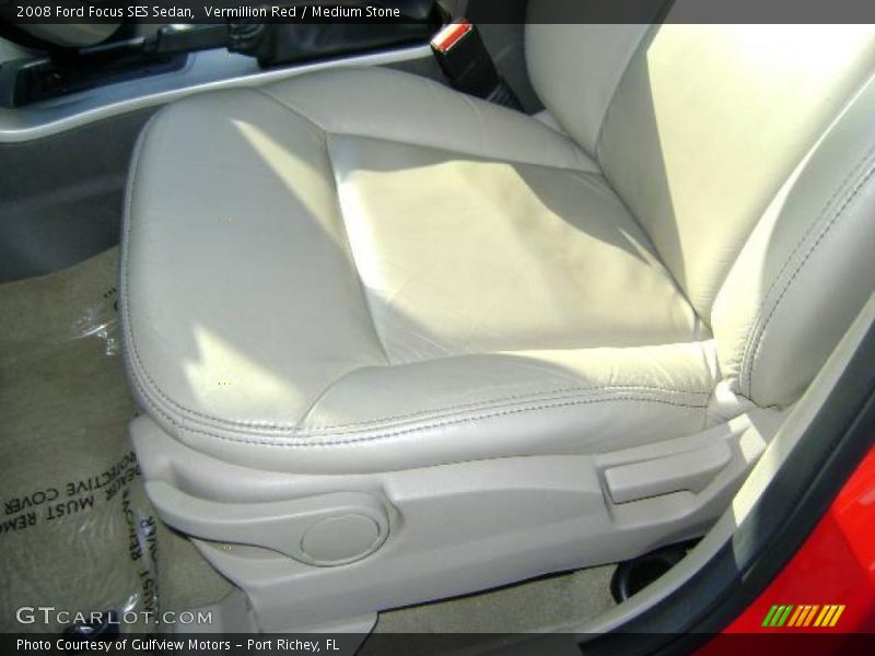 Vermillion Red / Medium Stone 2008 Ford Focus SES Sedan