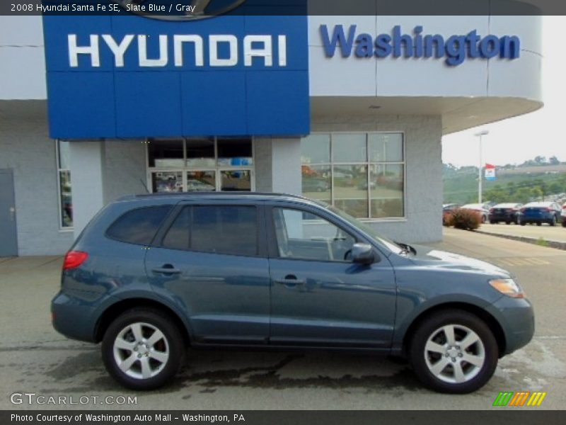 Slate Blue / Gray 2008 Hyundai Santa Fe SE
