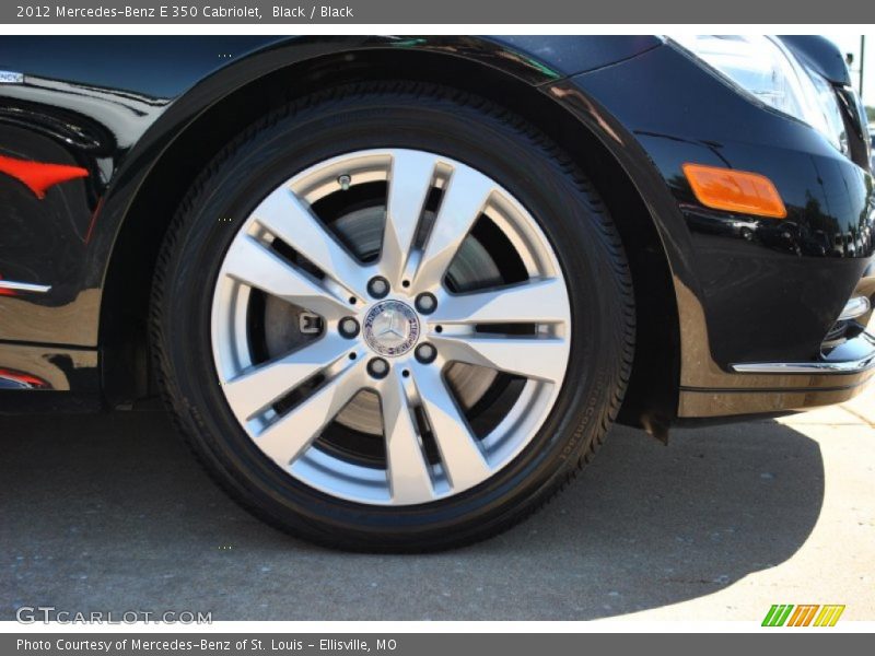 Black / Black 2012 Mercedes-Benz E 350 Cabriolet