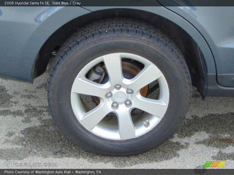 Slate Blue / Gray 2008 Hyundai Santa Fe SE