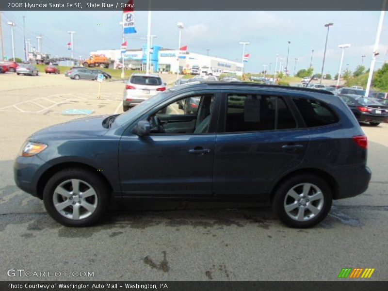 Slate Blue / Gray 2008 Hyundai Santa Fe SE