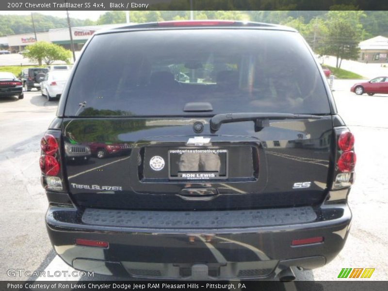 Black / Ebony 2007 Chevrolet TrailBlazer SS 4x4