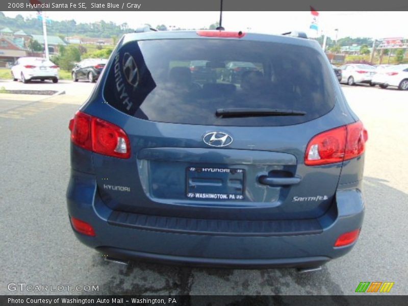 Slate Blue / Gray 2008 Hyundai Santa Fe SE