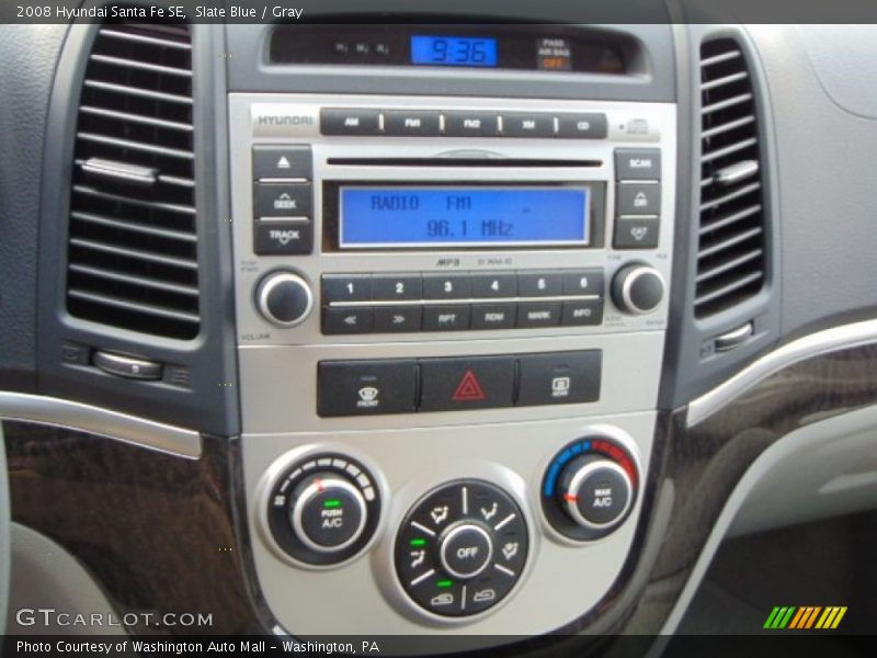 Slate Blue / Gray 2008 Hyundai Santa Fe SE