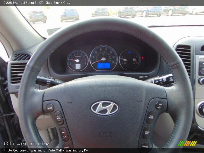 Slate Blue / Gray 2008 Hyundai Santa Fe SE