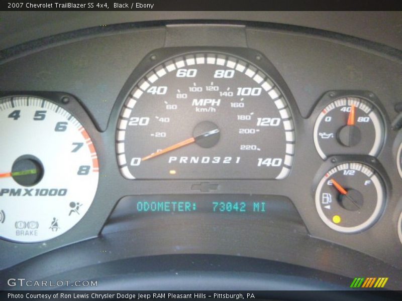 Black / Ebony 2007 Chevrolet TrailBlazer SS 4x4