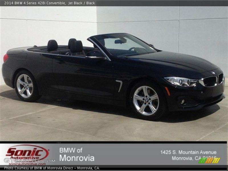 Jet Black / Black 2014 BMW 4 Series 428i Convertible