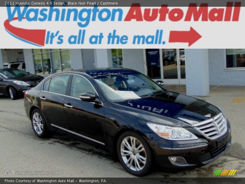 Black Noir Pearl / Cashmere 2011 Hyundai Genesis 4.6 Sedan