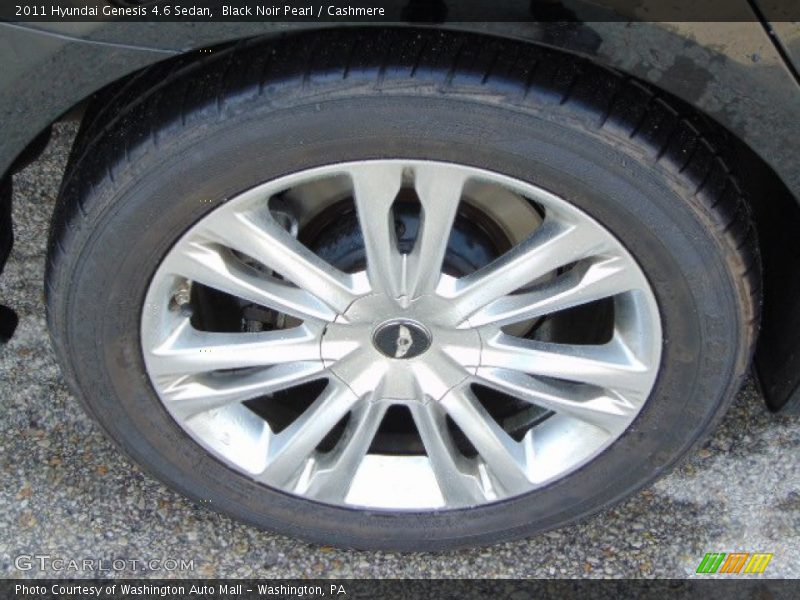 Black Noir Pearl / Cashmere 2011 Hyundai Genesis 4.6 Sedan