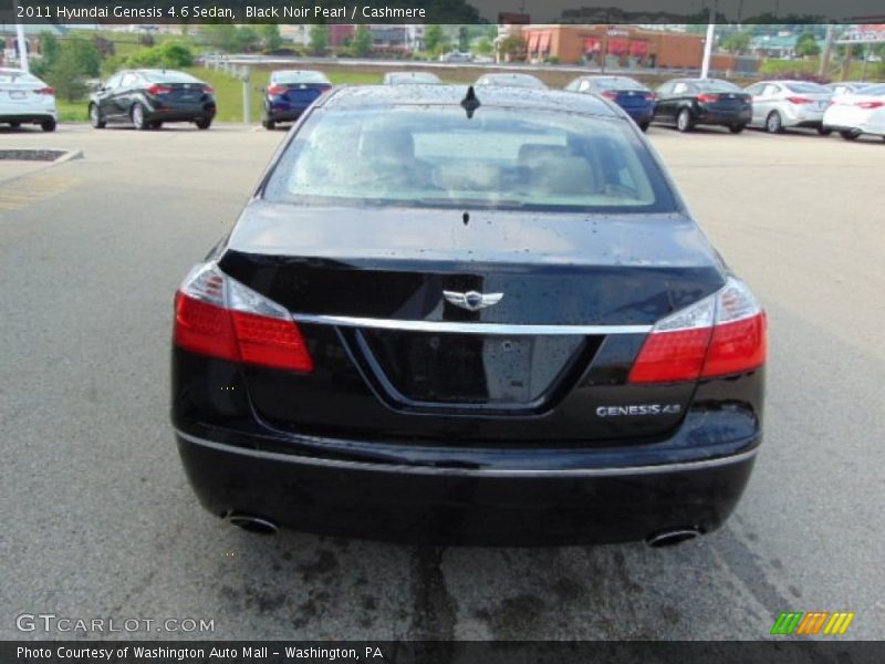 Black Noir Pearl / Cashmere 2011 Hyundai Genesis 4.6 Sedan