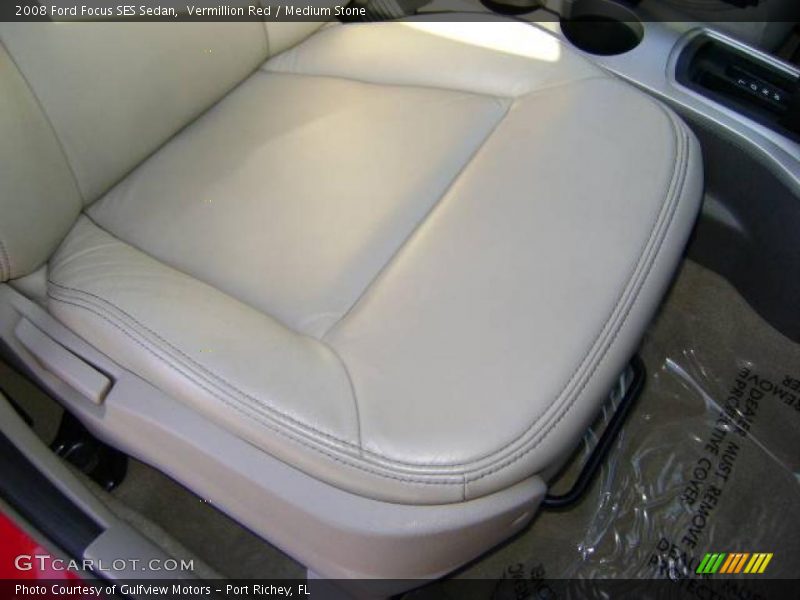 Vermillion Red / Medium Stone 2008 Ford Focus SES Sedan