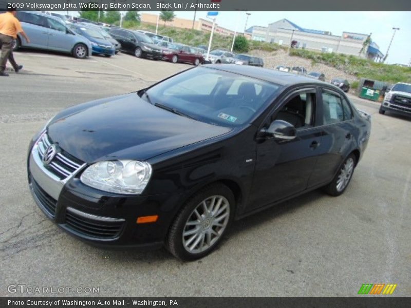 Black Uni / Anthracite 2009 Volkswagen Jetta Wolfsburg Edition Sedan