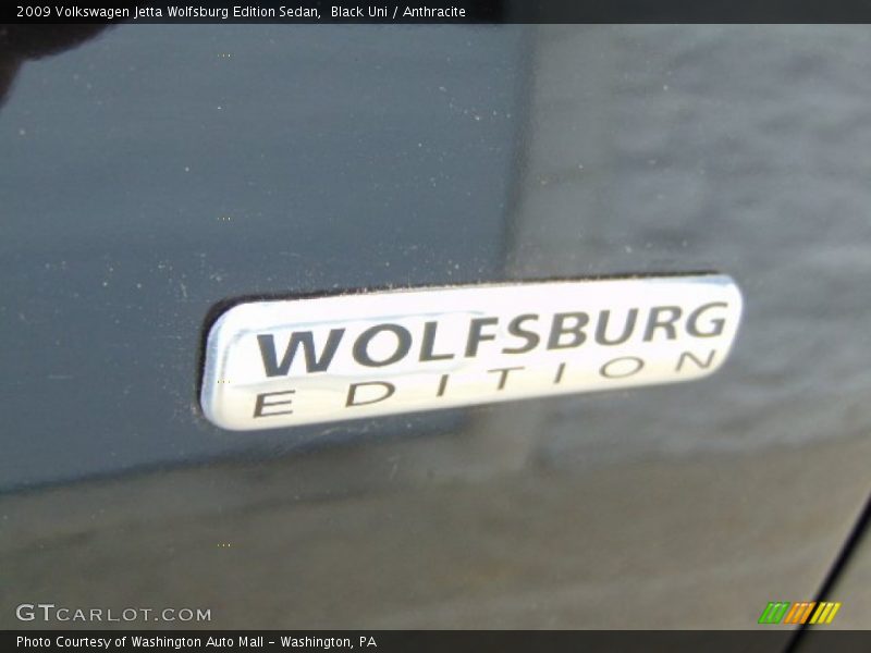 Black Uni / Anthracite 2009 Volkswagen Jetta Wolfsburg Edition Sedan