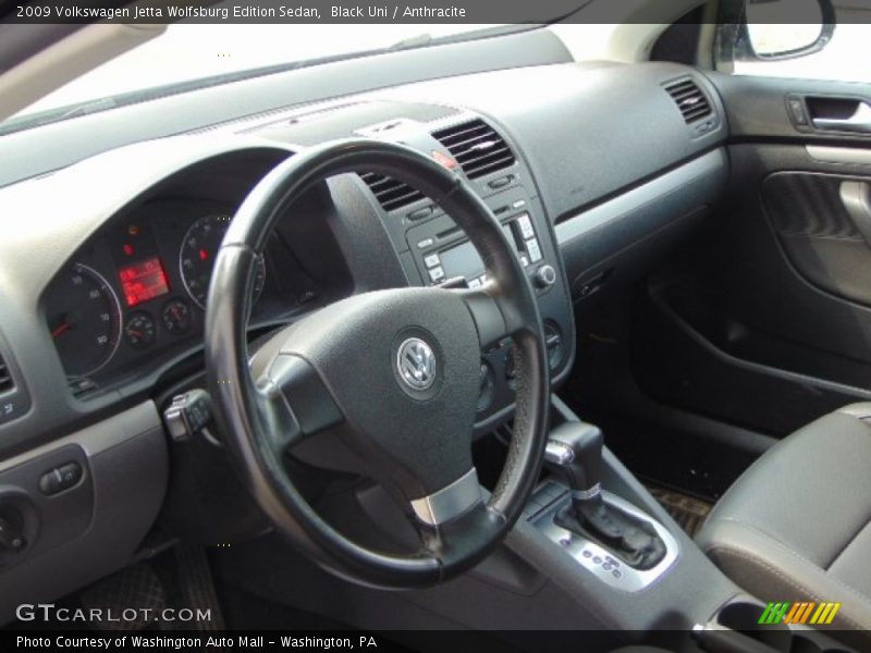 Black Uni / Anthracite 2009 Volkswagen Jetta Wolfsburg Edition Sedan