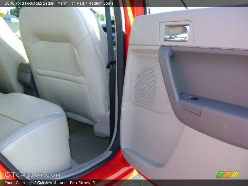 Vermillion Red / Medium Stone 2008 Ford Focus SES Sedan