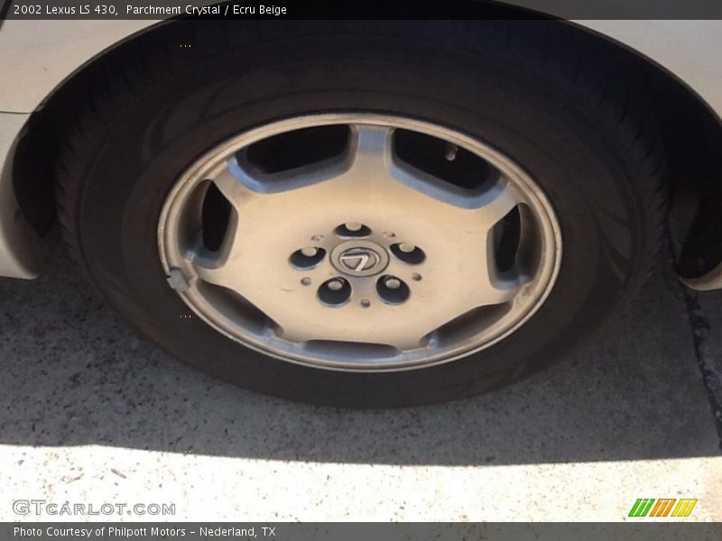 Parchment Crystal / Ecru Beige 2002 Lexus LS 430