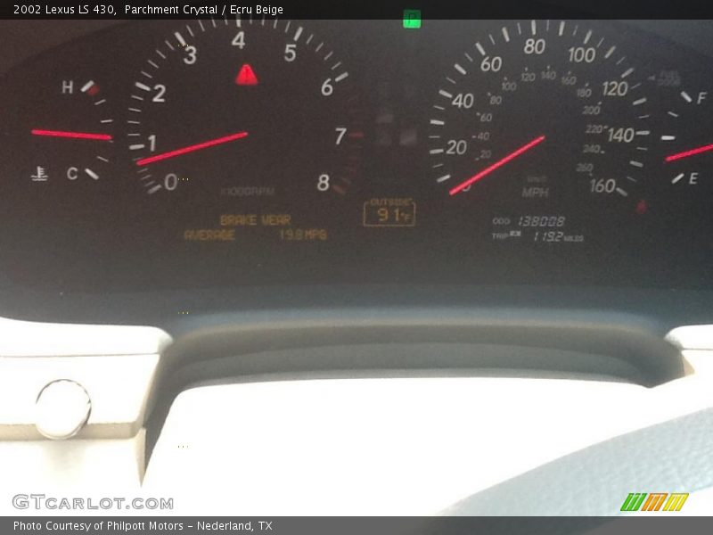 Parchment Crystal / Ecru Beige 2002 Lexus LS 430
